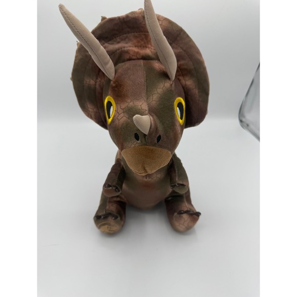 kohl's cares Other - Kohls Cares Jurassic World Triceratops Plush Dinosaur Brown Green Camo 2022